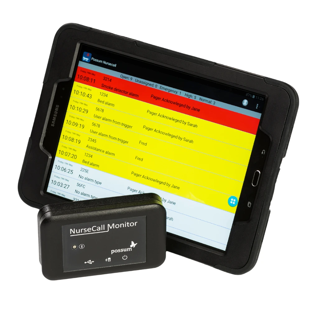 Nursecall logger