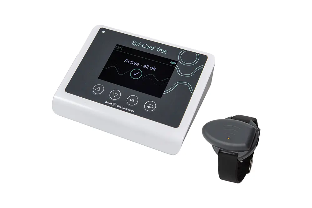 Epi-Care Free epilepsy monitoring control unit and wrist-worn seizure sensor compatible with telecare systems