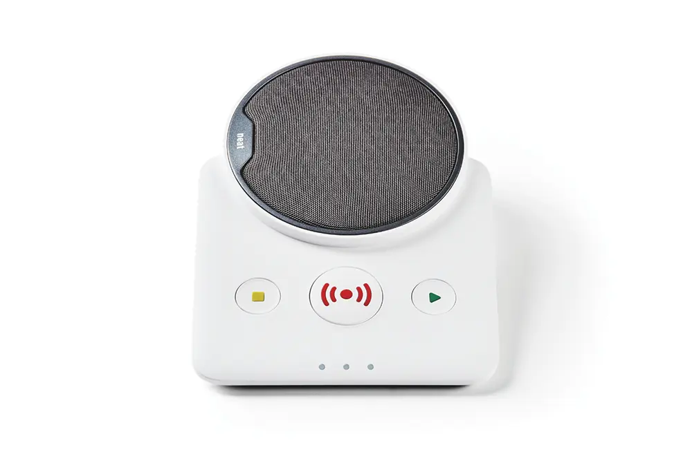 Possum Novo digital carephone with simple plug-and-play installation and voice-guided setup