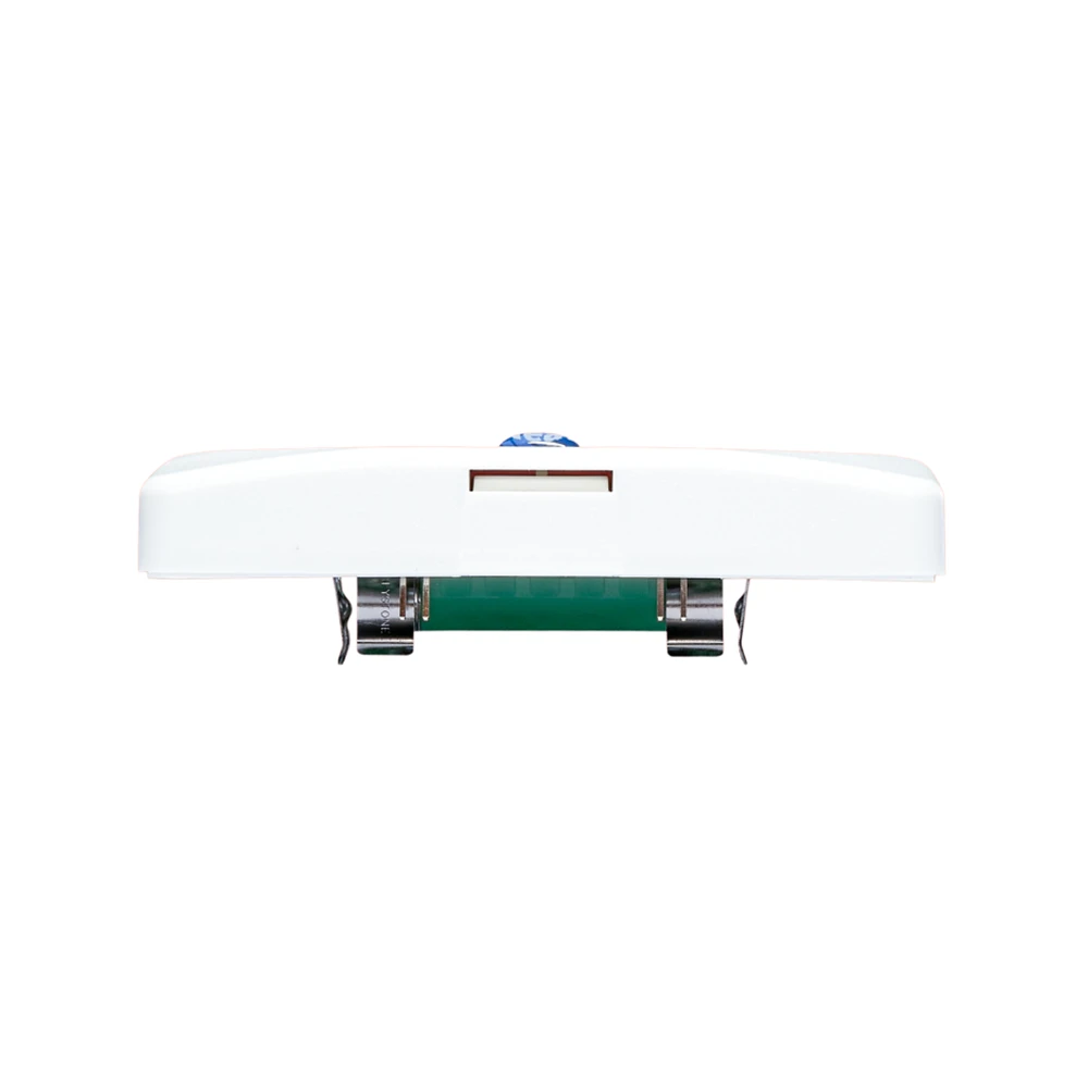 Possum Wireless Input Output Relay – Side View | Possum Side profile of the Possum Wireless Input Output Relay showing its slim, compact design for discreet installation within telecare and nurse call systems.