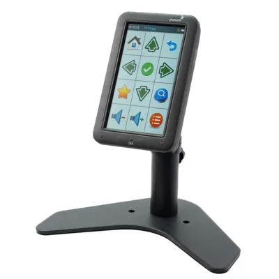 Primo Pro touchscreen displaying TV control icons