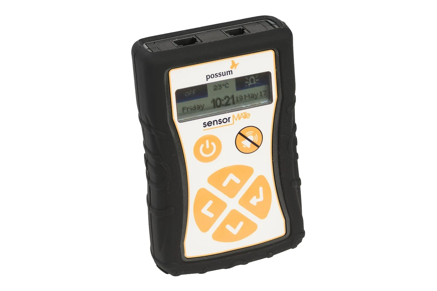 Sensor MATe monitoring device with built-in smart clock that automatically adjusts for daylight saving and leap years