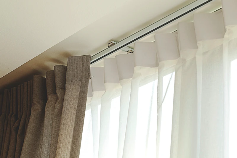 Powered Curtain Control System Powered curtain control system for accessible independent living and automated light and privacy management