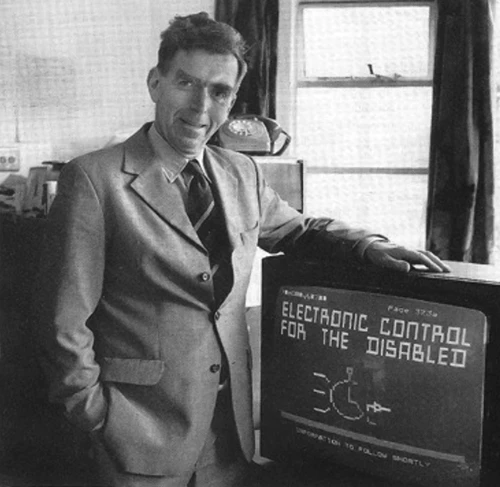 Reginald Malling, founder of Possum Ltd, pictured with one of the company’s early electronic control systems in 1961
